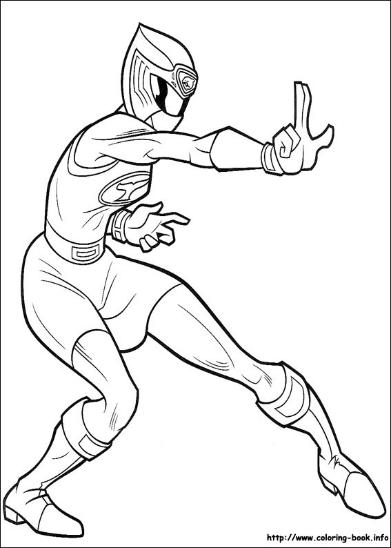 Power Rangers coloring picture